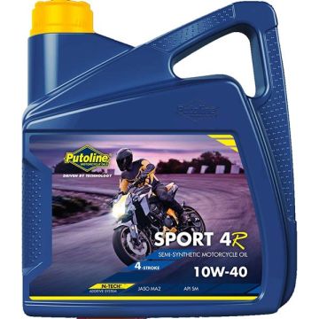 Lubrifiant Sport 4 R 10W-40 bouteille 4L putoline 74385