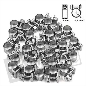 Chaînede serrage 9 mm 7-8,5 mm ELVZ 25 pièces