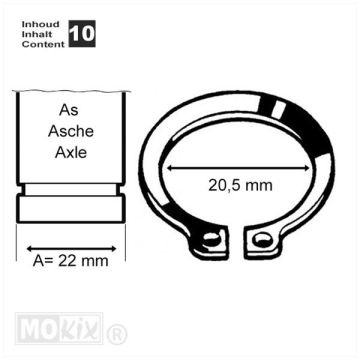 CIRCLIP DERBI-847231
