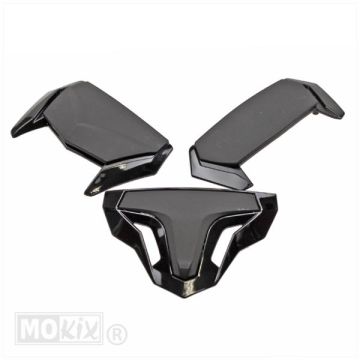 Set de housses de casque MT Atom noir mat