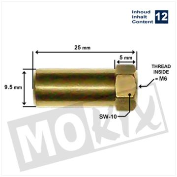 ECROU D'ÉCHAPPEMENT PUCH MAXI LONG (12)