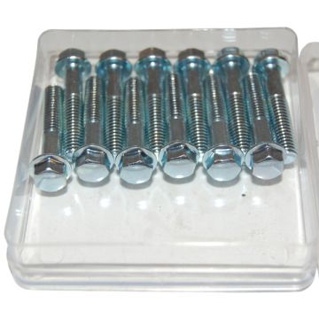 Boulon hexagonal 8 mm tête m6x40mm 12 pièces
