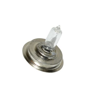 Ampoule P26S 12V 15W halogène - blanche - verre transparent avec collerette