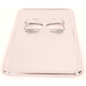 Support de plaque d'immatriculation 100 x 175 mm chromé