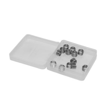 Lot de 12 inserts hélicoïdaux M10