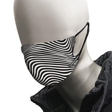 Masque facial Tucano Urbano lavable Zebra 2 pièces