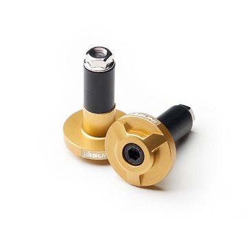 Jeu de poids d'équilibre de guidon aluminium cnc 22mm or Yasuni pro race