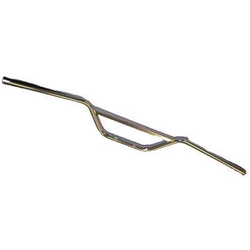 Guidon Motocross carré universel chromé