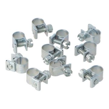 collier de serrage tuyau d'essence 7-9mm (10 pièces)