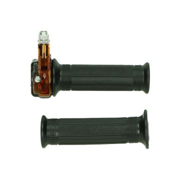 Set de gaz universel angle droit M87 noir lusito