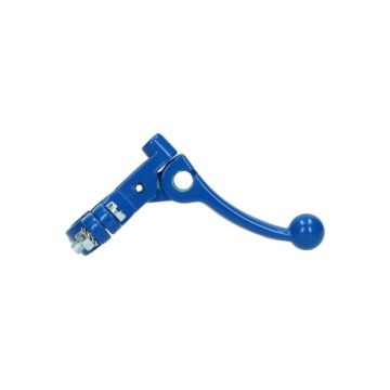 Starthandel manche ras du cou en métal maxi bleu