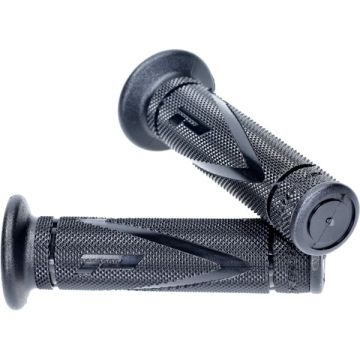 Ensemble de poignées Progrip noir pour cyclomoteur, moto, scooter 837