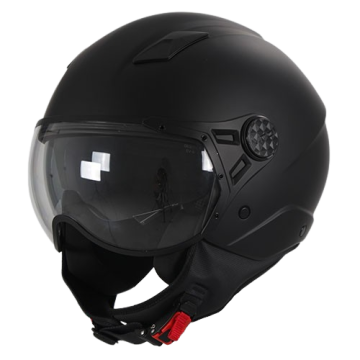 Casque jet Vito Lavori noir mat