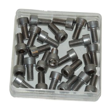 boulon hexagonal m6x12mm en acier inoxydable 25pcs