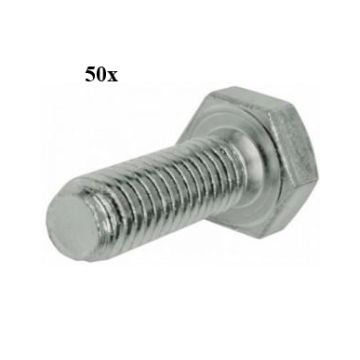 Boulon hexagonal m6x10mm 50 pièces