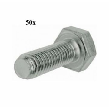 Boulon hexagonal m6x20mm 50 pièces