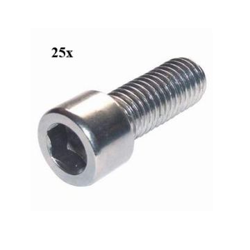 Boulon Allen m6x12mm 25 pièces