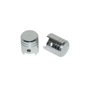 Bouchon de valve modèle piston aluminium DMP 2pcs