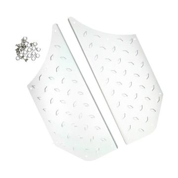 Plaque de base rétro/torino en aluminium et porcelaine