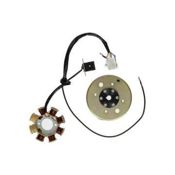 Allumage+volant moteur china4t/rétro/tori/sco gy6