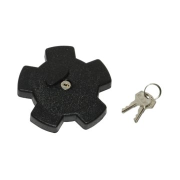 bouchon de réservoir d'essence+lock star kreid/mb/mt/zun noir DMP