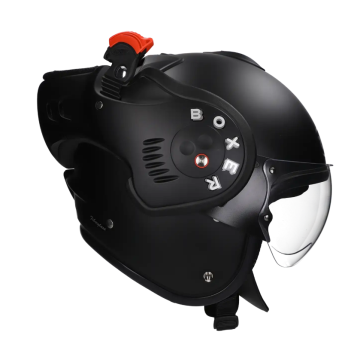 Casque Modulable ROOF Boxer Alpha noir mat