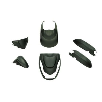 Kit carénage Peugeot Kisbee 2018-> noir mat DMP 6 pièces