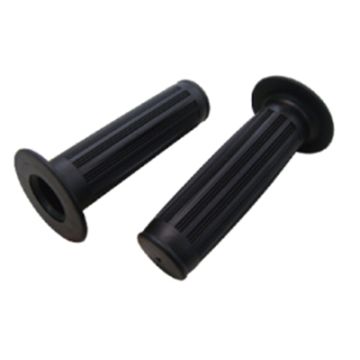 Poignées à rayures modèle magura Kreider/Zundap noires