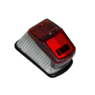 Feu arrière Zundapp ancien type modèle 517 rouge / chrome p600