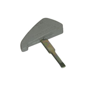 Clé de contact blanc/brute Zundapp gris original z515-16.918c