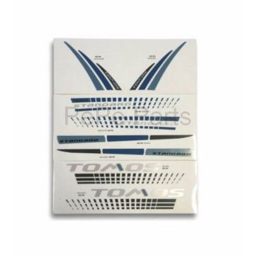 jeu d'autocollants tomos standard noir/bleu falko 2015 099910
