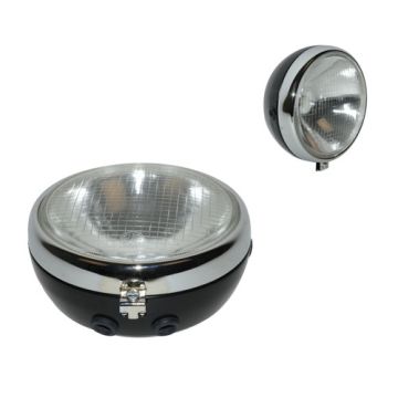 phare rond 517/kreidler modèle 529 170 noir/chrome