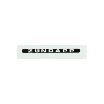 sticker zundapp mot [zundapp] oblong noir/blanc