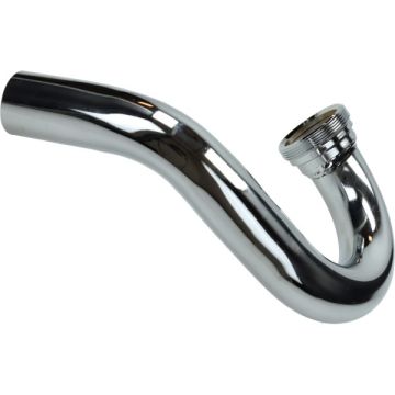 Coude d'échappement KS50 Cross 36/32mm chromé z517-22.140