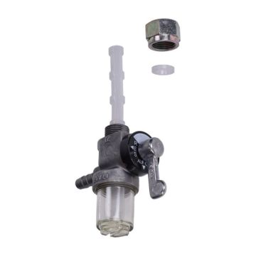 Robinet d'essence (fabriqué en Italie) Zundapp 66mm M12x1 avec voyant OMG