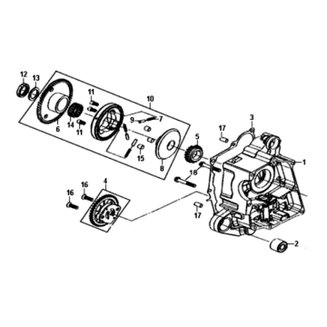 Pompe à huile Carter R/ Sym Symphony ST E3