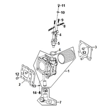 Cylinder Sym ADX 125i ABS+ TCS E5 2023