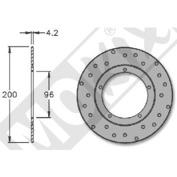 Disque de frein avant Piaggio ZIP-SP/LX IGM