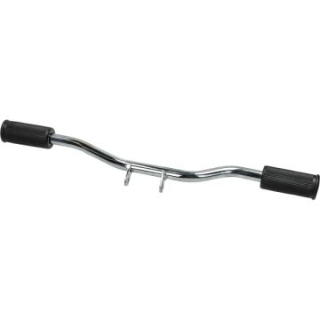 barre de repose-pieds en acier chromé Zundapp