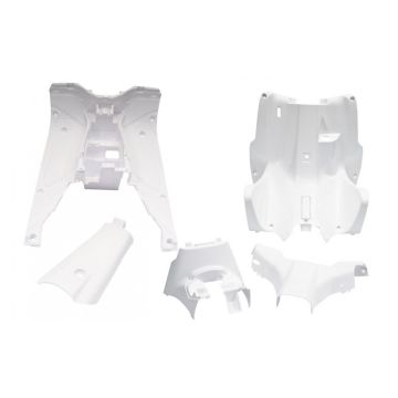 Kit carénage intérieur Yamaha Aerox / MBK Nitro  <-2012 blanc mat 5 pièces