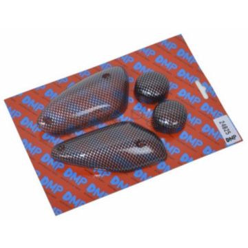 Kit cabochon clignotant Yamaha Aerox/MBK Nitro cliquable ancien type carbone DMP