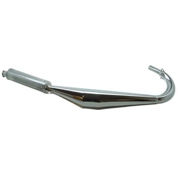 Echappement Yamaha DT50R/DT50SM/Malaguti AM6/XSM/XTM inférieur chromé