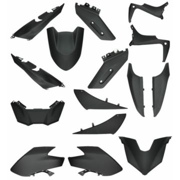 Kit carénage Yamaha T-Max 530  2016-> noir mat 15 pièces