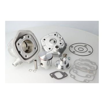 Cylindre avec culasse -Italkit 70cc Alu Racing- Minarelli horizontal LC (diamètre = axe de piston 10mm) CK.68.748.G