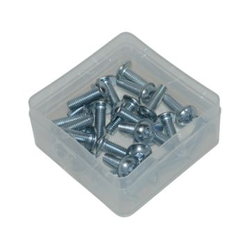 Lot de 25 boulons Speednut M5 x 16 mm Noir
