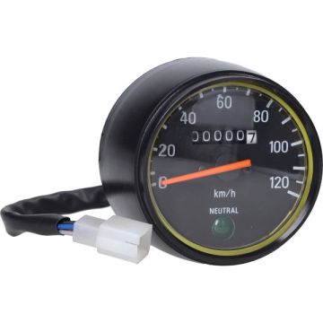 Compteur Yamaha noir FS1 modèle origine 120 km/h