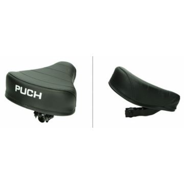 Selle imprimée avec le modèle plat de qualité supérieure Puch Maxi noir