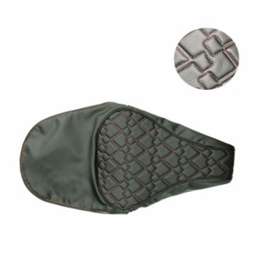 Housse de selle/deck Selle Vespa Primavera/Sprint Chesterfield noir -31205