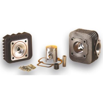 Cylindre avec culasse Malossi 50 diamètre 40mm (axe de piston = diamètre 12mm)- Piaggio 50 AC 318520