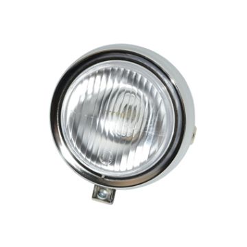 Phare avant Puch Maxi rond chrome-32510p